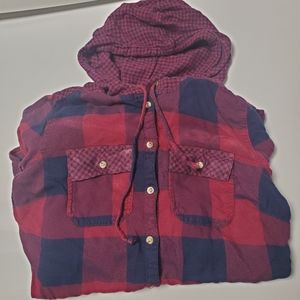 Maurices  flannel with hood